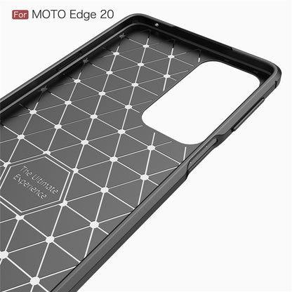 Deksel til Motorola Edge 20, Techsuit, Karbon, Svart