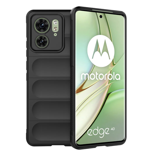 Deksel for Motorola Edge (2023) / Edge 40, Techsuit, Magic Shield, Svart