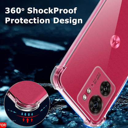 Deksel til Motorola Edge (2023) / Edge 40, Techsuit, Støtsikker Klar, Transparent