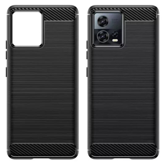Deksel til Motorola Edge 30 Fusion, Techsuit, Karbon, Svart
