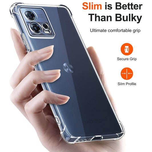 Deksel til Motorola Edge 30 Fusion, Techsuit, Støtsikker Klar, Transparent