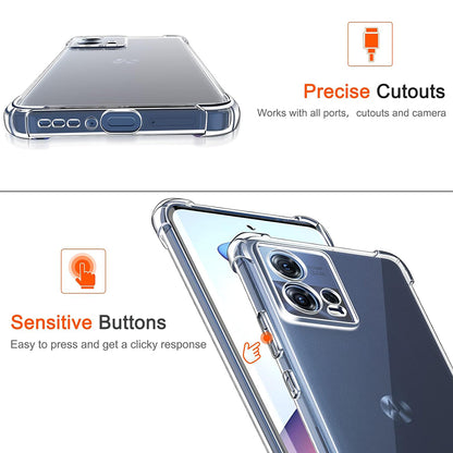 Deksel til Motorola Edge 30 Fusion, Techsuit, Støtsikker Klar, Transparent