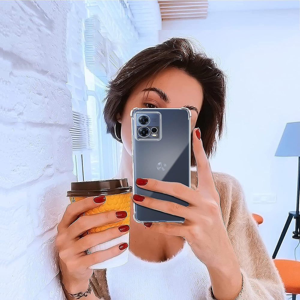 Deksel til Motorola Edge 30 Fusion, Techsuit, Støtsikker Klar, Transparent