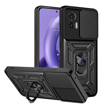 Deksel for Motorola Edge 30 Neo, Techsuit, CamShield, Svart