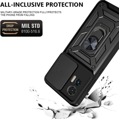 Deksel for Motorola Edge 30 Neo, Techsuit, CamShield, Svart