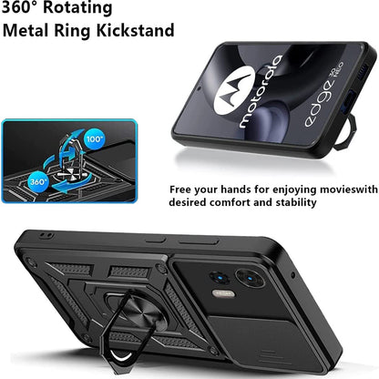 Deksel for Motorola Edge 30 Neo, Techsuit, CamShield, Svart