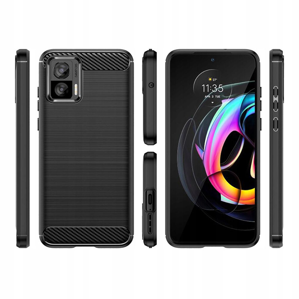 Deksel til Motorola Edge 30 Neo, Techsuit, Karbon, Svart
