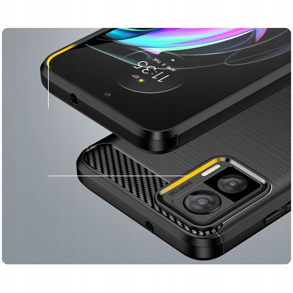 Deksel til Motorola Edge 30 Neo, Techsuit, Karbon, Svart