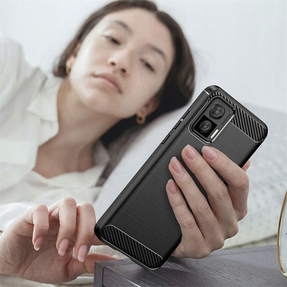 Deksel til Motorola Edge 30 Neo, Techsuit, Karbon, Svart