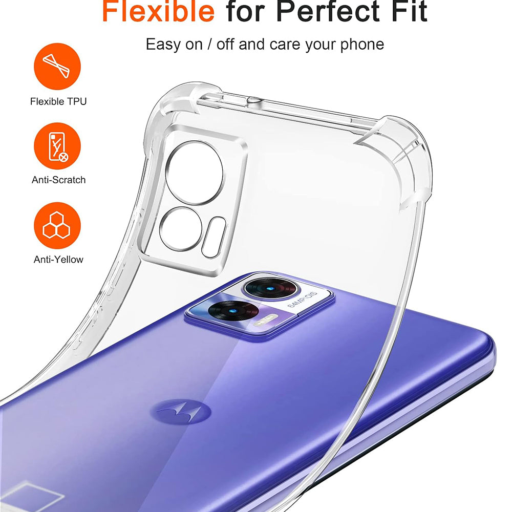 Deksel til Motorola Edge 30 Neo, Techsuit, Støtsikker Klar, Transparent