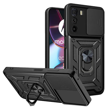 Deksel for Motorola Edge 30, Techsuit, CamShield, Svart