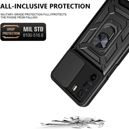 Deksel for Motorola Edge 30, Techsuit, CamShield, Svart