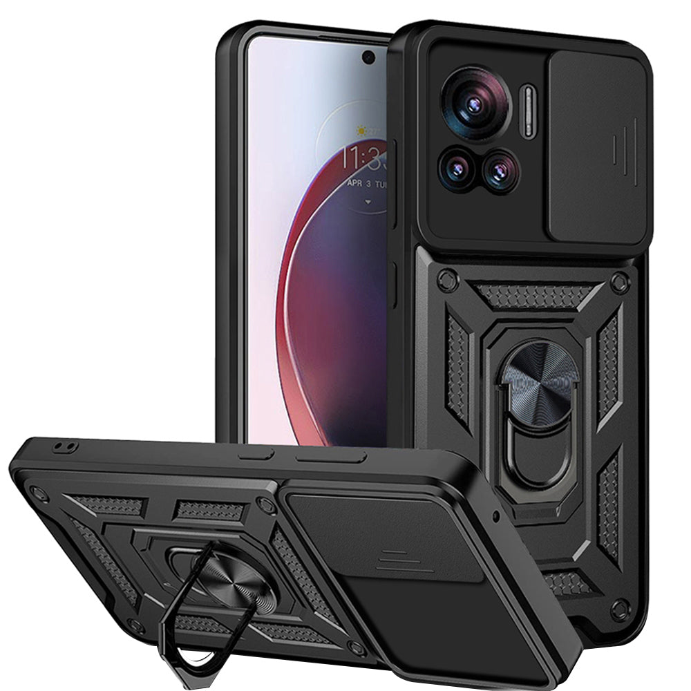 Deksel til Motorola Edge 30 Ultra, Techsuit, CamShield, Svart