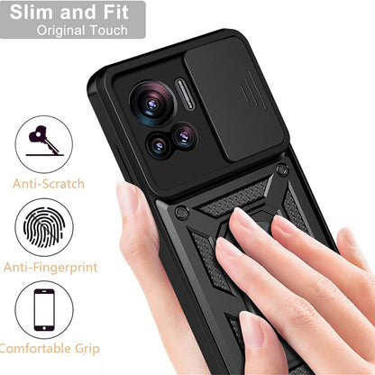 Deksel til Motorola Edge 30 Ultra, Techsuit, CamShield, Svart