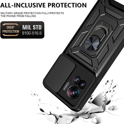 Deksel til Motorola Edge 30 Ultra, Techsuit, CamShield, Svart