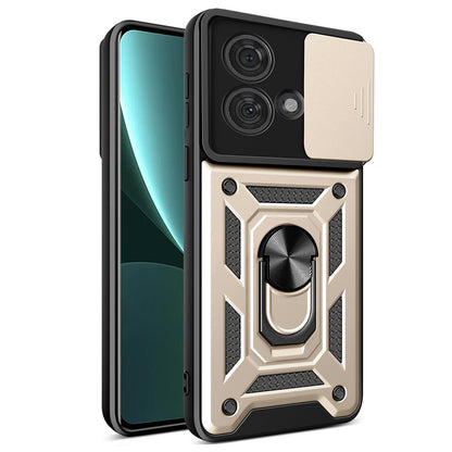 Deksel til Motorola Edge 40 Neo, Techsuit, CamShield, Gullfarget