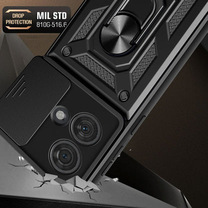 Deksel til Motorola Edge 40 Neo, Techsuit, CamShield, Svart