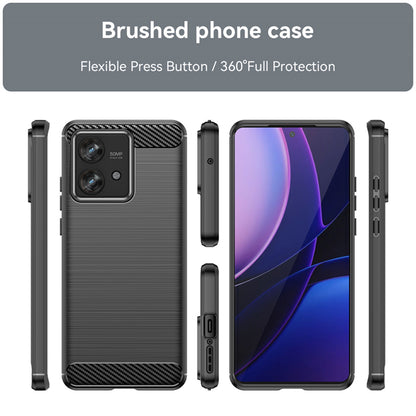 Deksel til Motorola Edge 40 Neo, Techsuit, Karbon, Svart