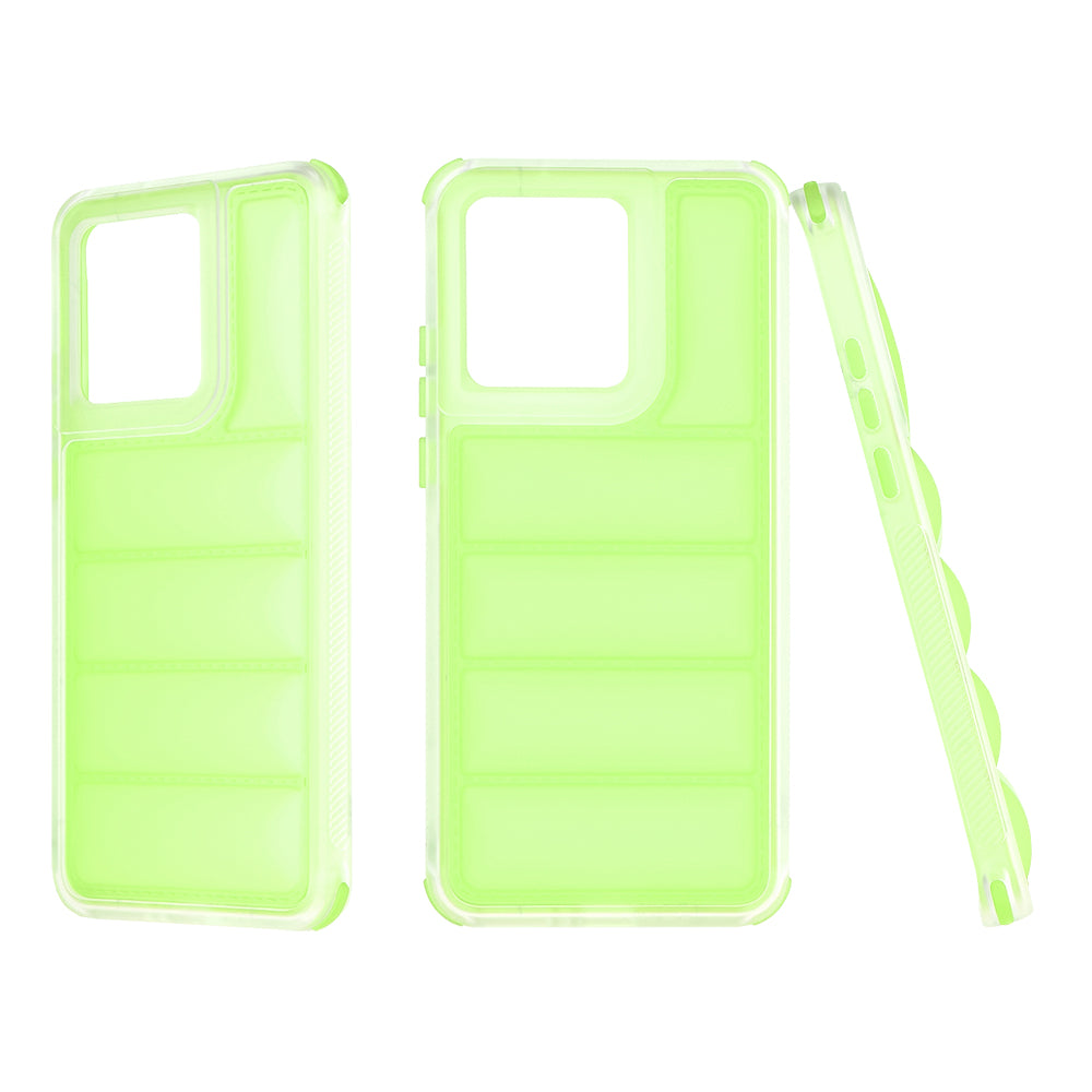 Deksel til Motorola Edge 40 Neo, Techsuit, Wave Shield, Grønn