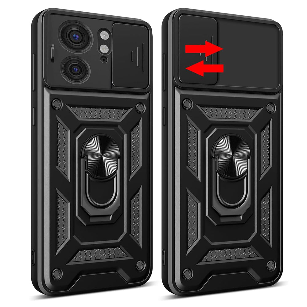 Deksel for Motorola Edge 40, Techsuit, CamShield, Svart