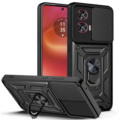 Deksel for Motorola Edge 50 Fusion, Techsuit, CamShield, Svart