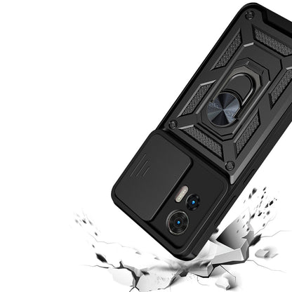 Deksel for Motorola Edge 50 Fusion, Techsuit, CamShield, Svart