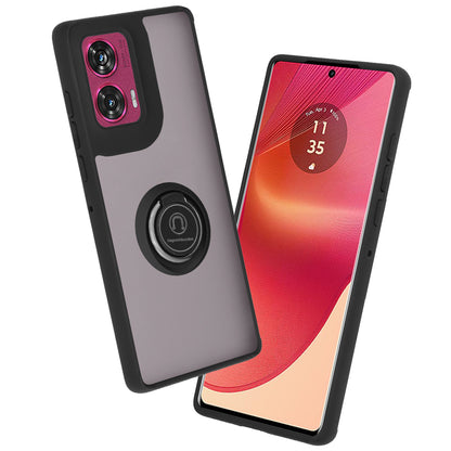 Deksel til Motorola Edge 50 Fusion, Techsuit, Glinth, Svart