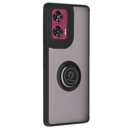 Deksel til Motorola Edge 50 Fusion, Techsuit, Glinth, Svart