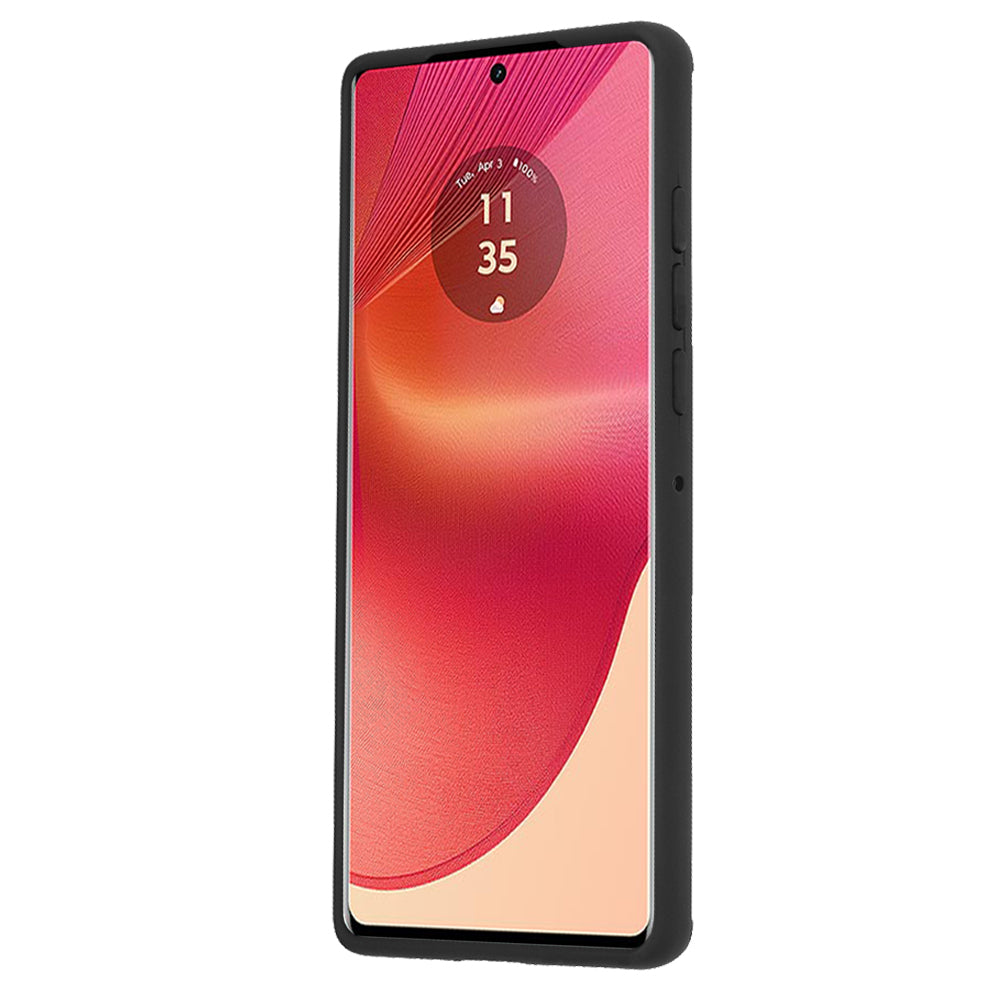 Deksel til Motorola Edge 50 Fusion, Techsuit, Glinth, Svart