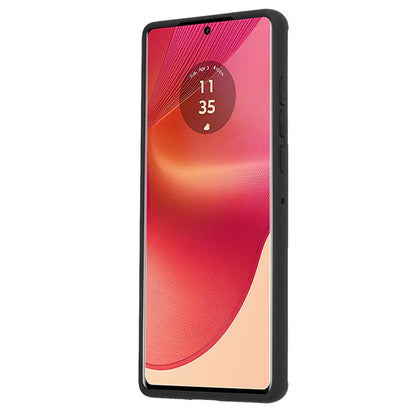 Deksel til Motorola Edge 50 Fusion, Techsuit, Glinth, Svart