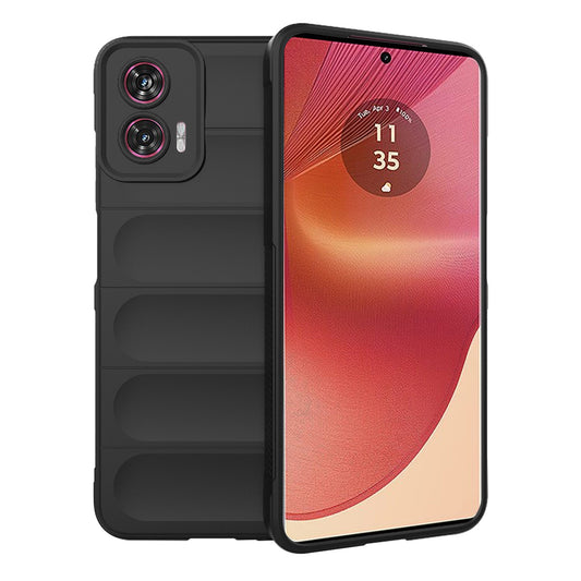 Deksel for Motorola Edge 50 Fusion, Techsuit, Magic Shield, Svart