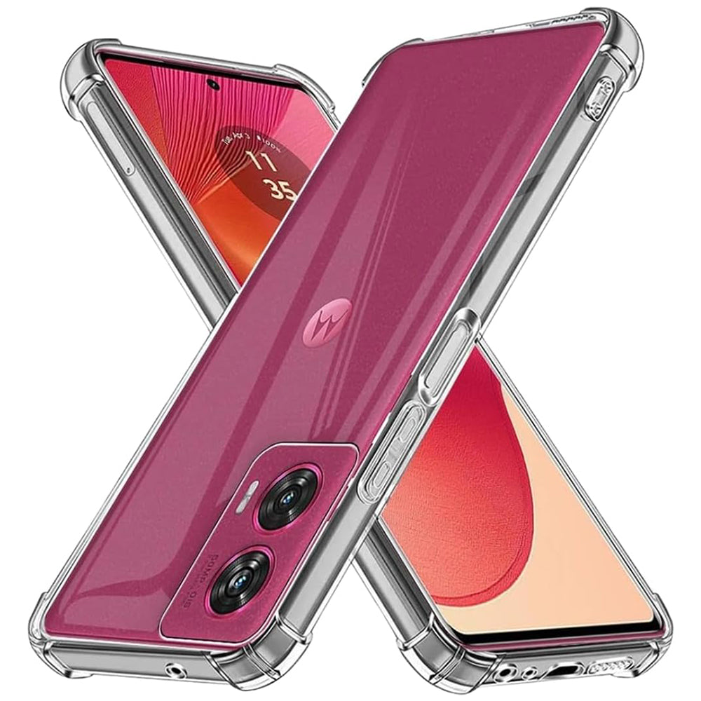 Deksel for Motorola Edge 50 Fusion, Techsuit, Støtsikker Klar, Transparent