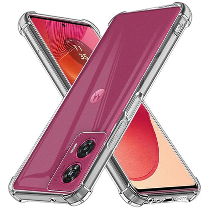 Deksel for Motorola Edge 50 Fusion, Techsuit, Støtsikker Klar, Transparent