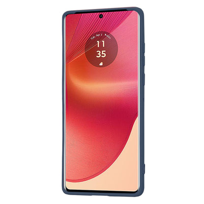 Deksel for Motorola Edge 50 Fusion, Techsuit, SoftFlex, Marineblå