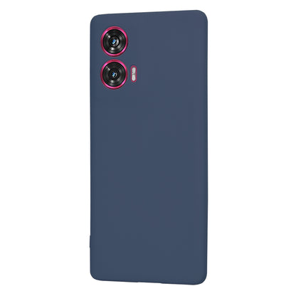 Deksel for Motorola Edge 50 Fusion, Techsuit, SoftFlex, Marineblå