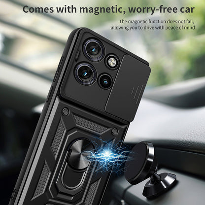 Deksel til Motorola Edge 50 Neo, Techsuit, CamShield, Svart