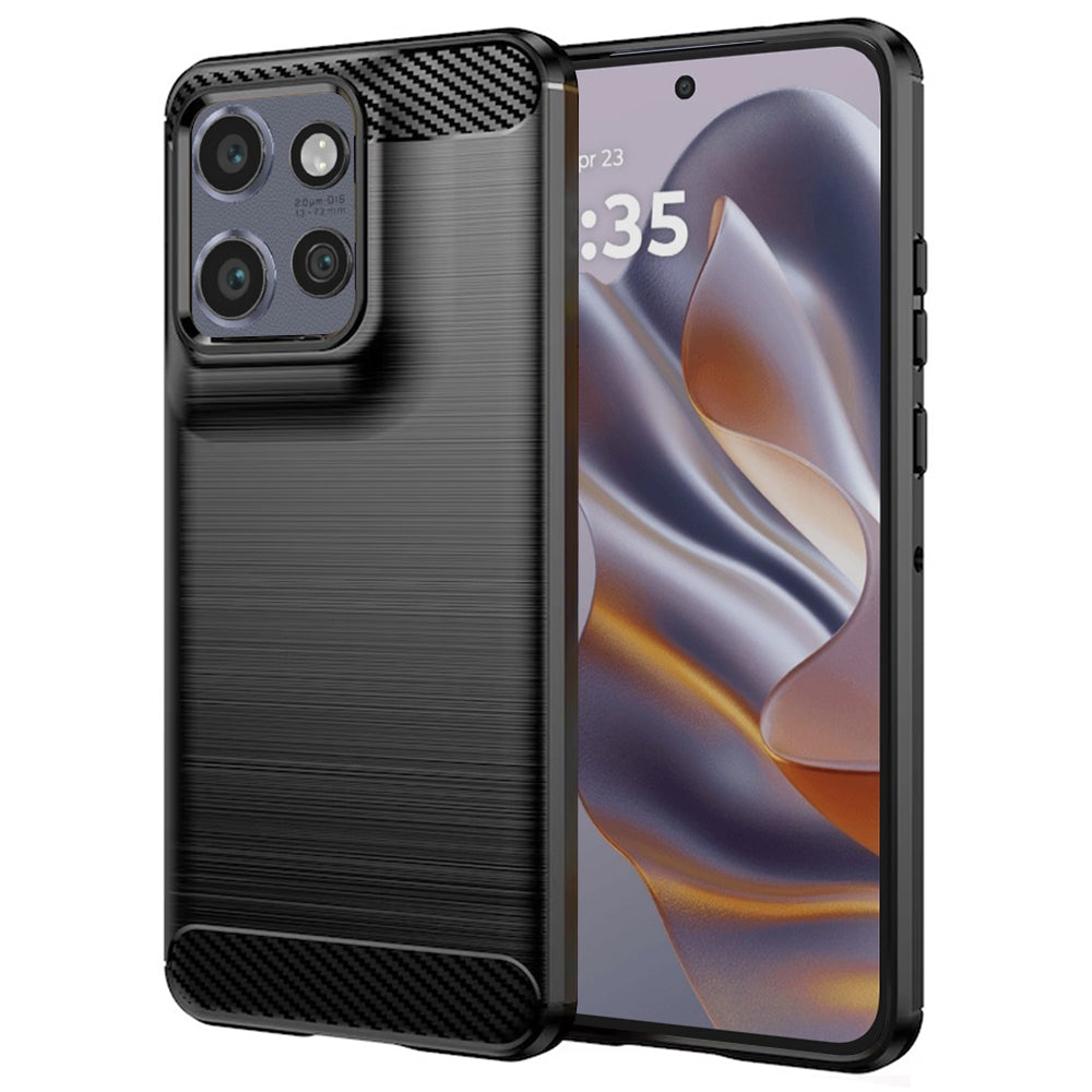 Deksel til Motorola Edge 50 Neo, Techsuit, Karbon, Svart