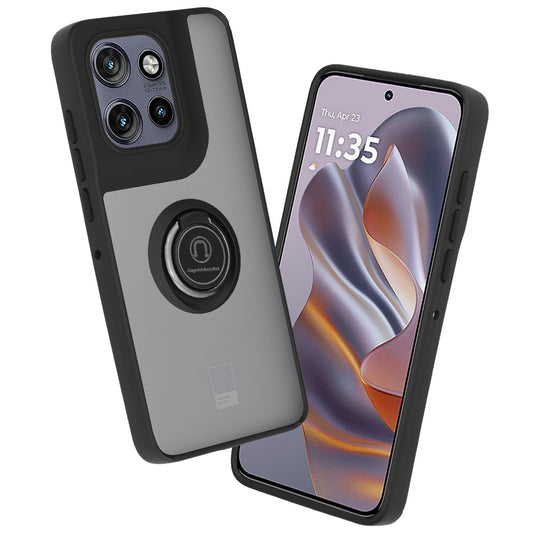 Deksel til Motorola Edge 50 Neo, Techsuit, Glinth, Svart