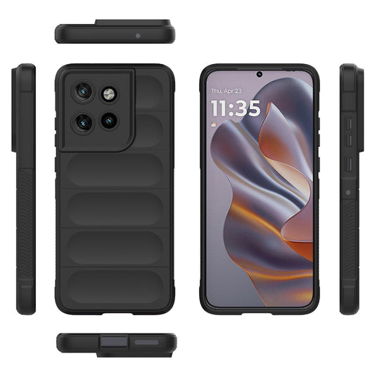 Deksel for Motorola Edge 60 Neo / Edge 50 Neo, Techsuit, Magic Shield, Svart