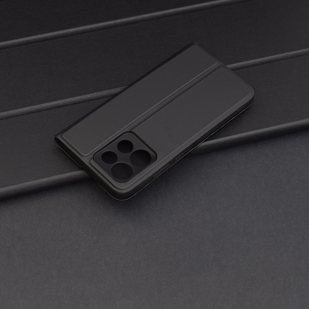 Deksel til Motorola Edge 50 Neo, Techsuit, Magskin Book, Svart