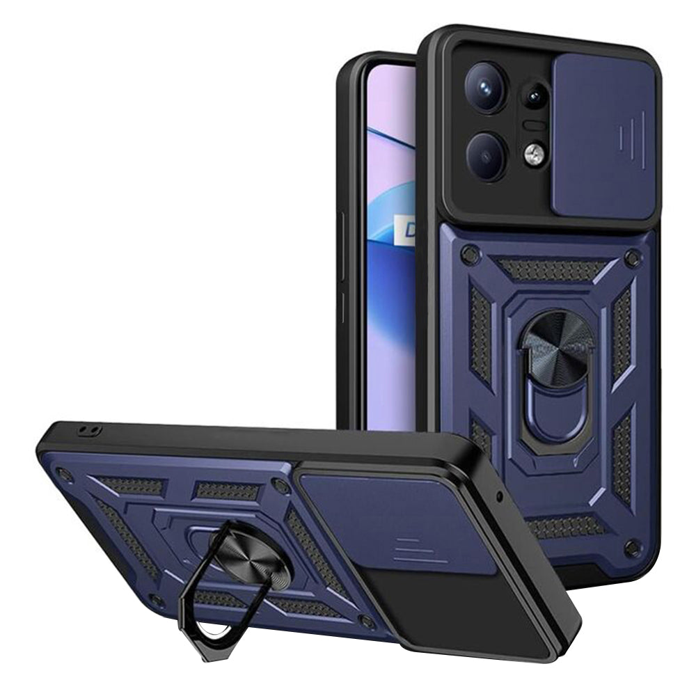 Deksel til Motorola Edge 50 Pro, Techsuit, CamShield, Blå
