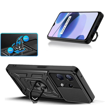 Deksel til Motorola Edge 50 Pro, Techsuit, CamShield, Blå