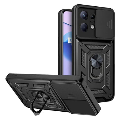 Deksel for Motorola Edge 50 Pro, Techsuit, CamShield, Svart