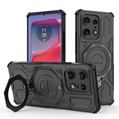 Deksel for Motorola Edge 50 Pro, Techsuit, Carbon Shield Pro, Svart
