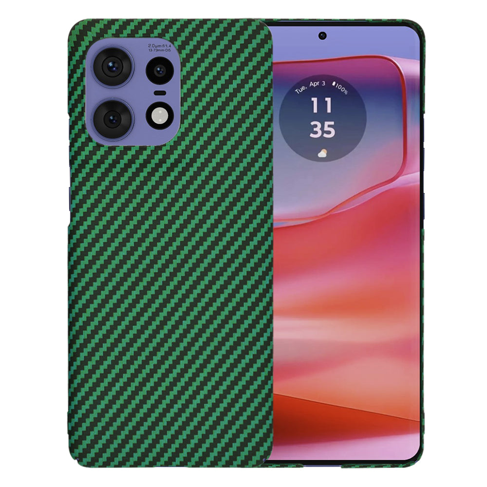 Deksel for Motorola Edge 50 Pro, Techsuit, Carbonite FiberShell, Grønn