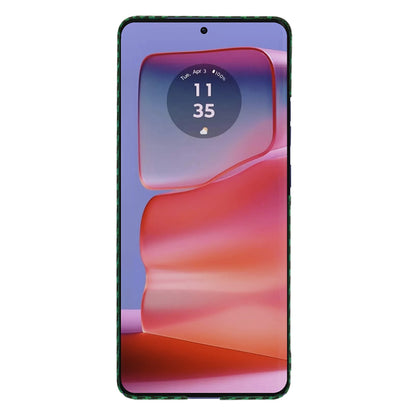 Deksel for Motorola Edge 50 Pro, Techsuit, Carbonite FiberShell, Grønn