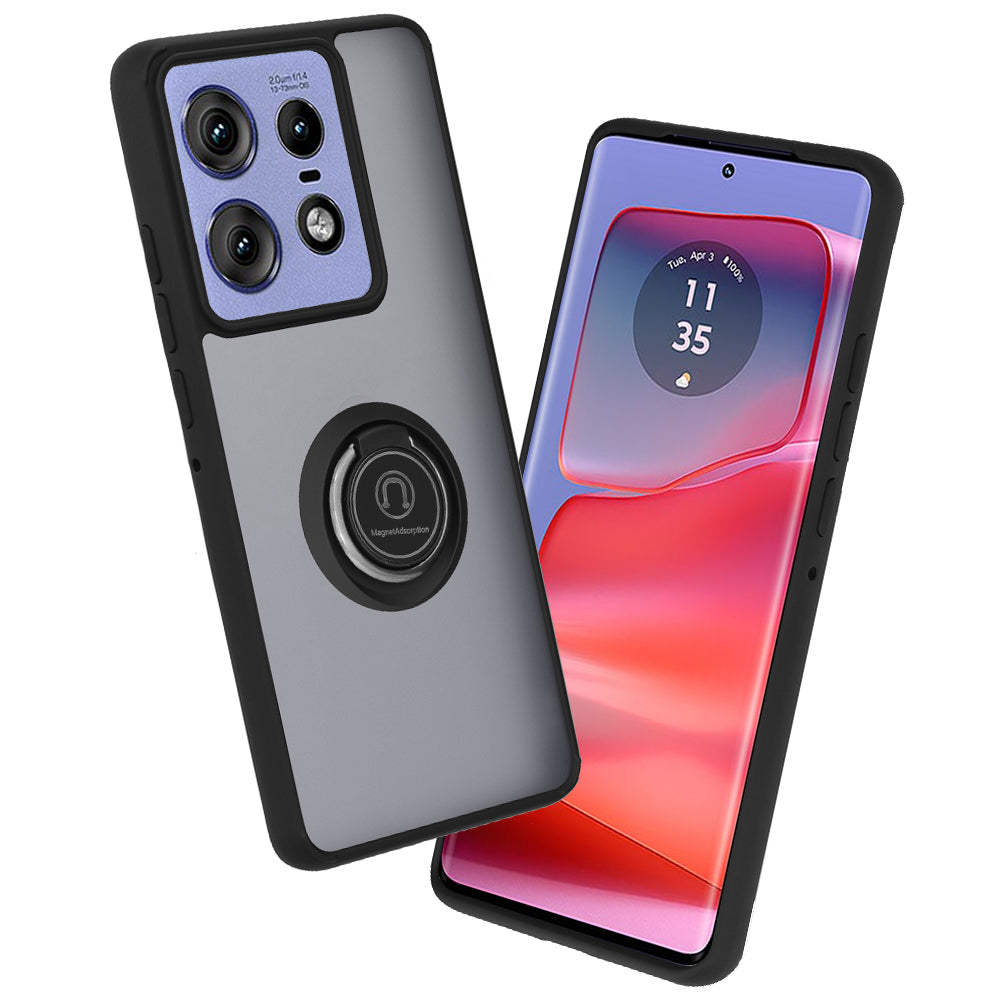 Deksel til Motorola Edge 50 Pro, Techsuit, Glinth, Svart