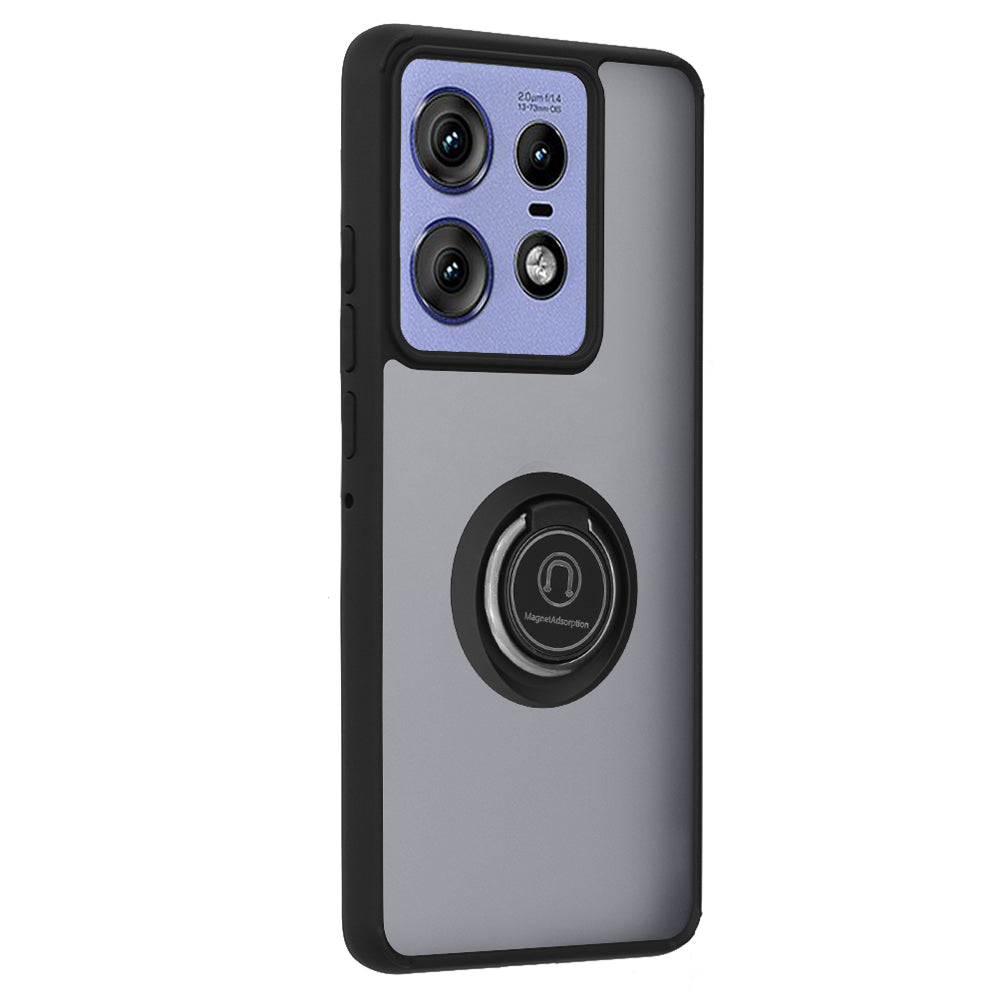 Deksel til Motorola Edge 50 Pro, Techsuit, Glinth, Svart