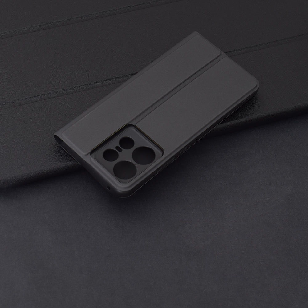 Deksel for Motorola Edge 50 Pro, Techsuit, Magskin Book, Svart