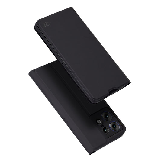 Deksel for Motorola Edge 50 Pro, Techsuit, Magskin Book, Svart
